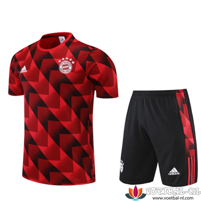 Bayern Munchen Trainingsshirt +Shorts Rood 2022/2023