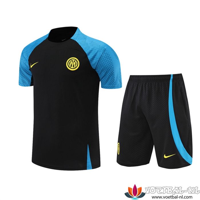 Inter Milan Trainingsshirt +Shorts Zwart 2022/2023