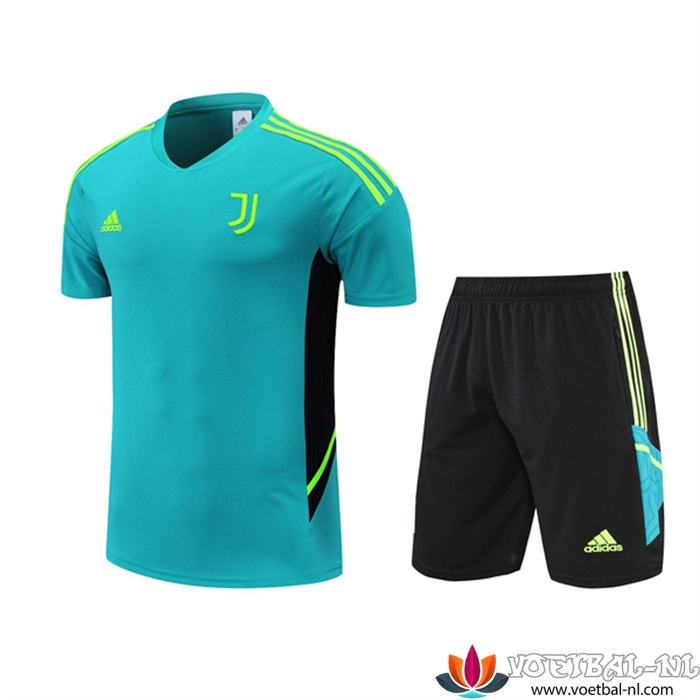 Juventus Trainingsshirt +Shorts Groente 2022/2023
