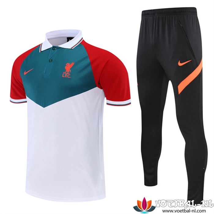 FC Liverpool Polo Shirt Wit/Rood 2022/2023