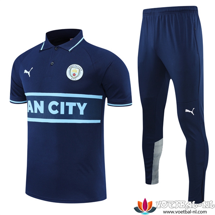 Manchester City Polo Shirt marineblauwe 2022/2023