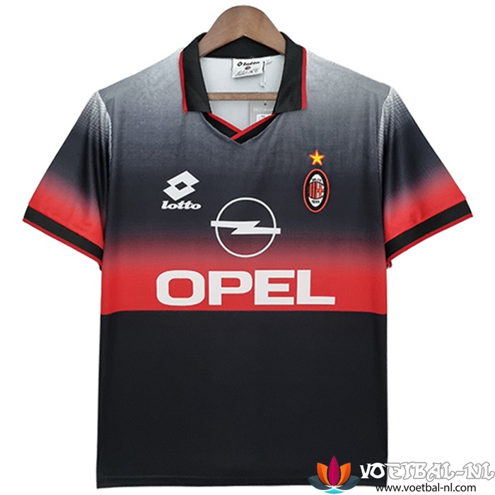 AC Milan Voetbalshirts Retro Zwart 1995/1996