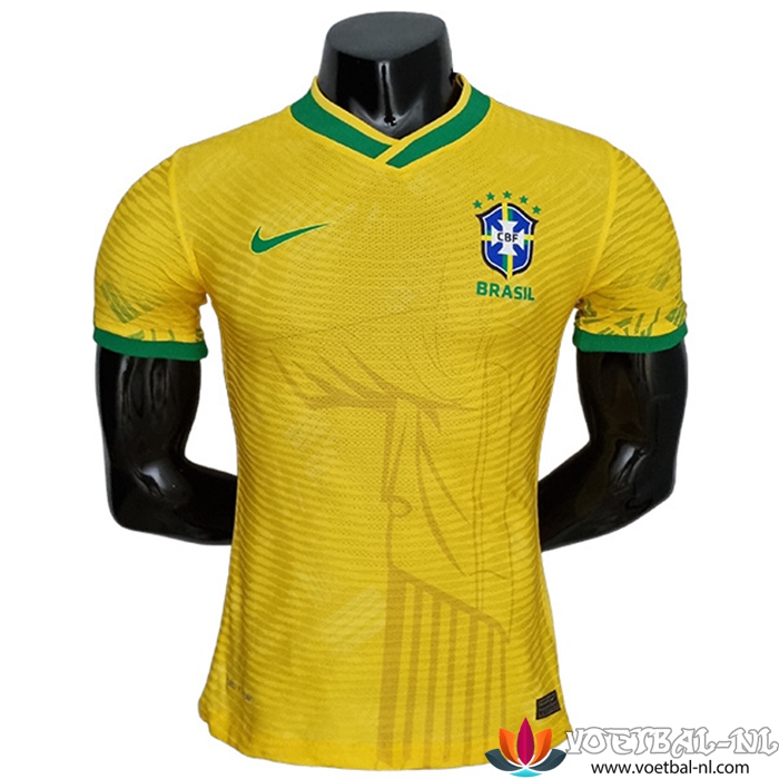 Brazilië Voetbalshirts Player Version Classic Geel 2022/2023