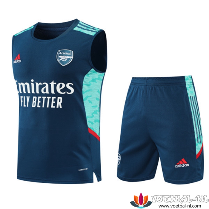 Arsenal Tanktoppakken + Shorts Blauw 2022/2023
