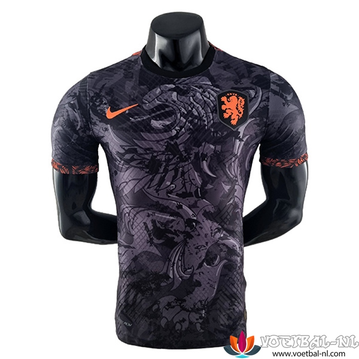 Nederland Trainingsshirt Zwart 2022/2023