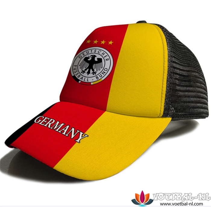 Duitsland Voetbal Cap Geel/Rood 2023
