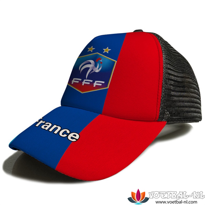 Frankrijk Voetbal Cap Wit 2023