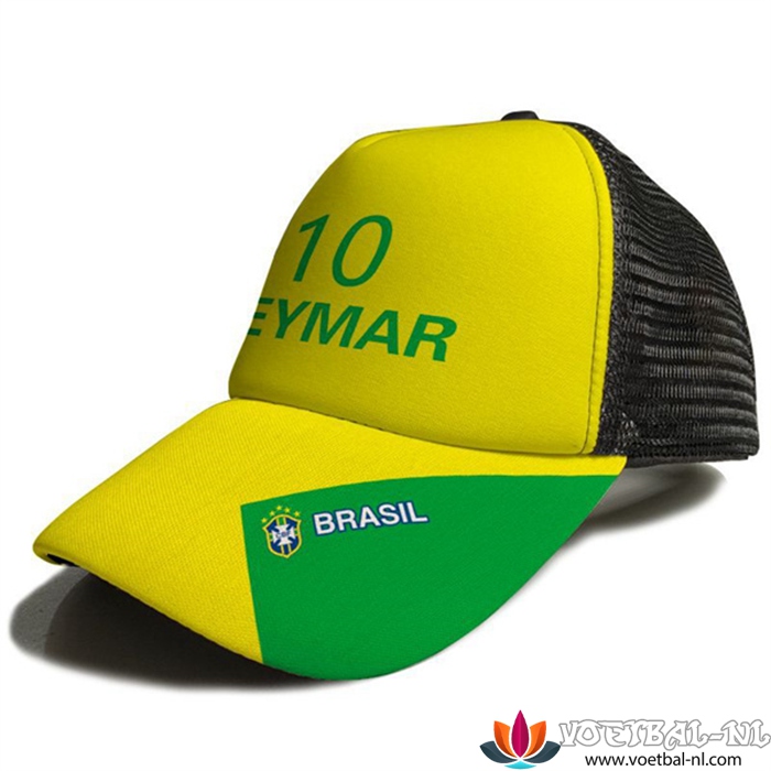 Neymar 10 Voetbal Cap Geel/Groente 2023