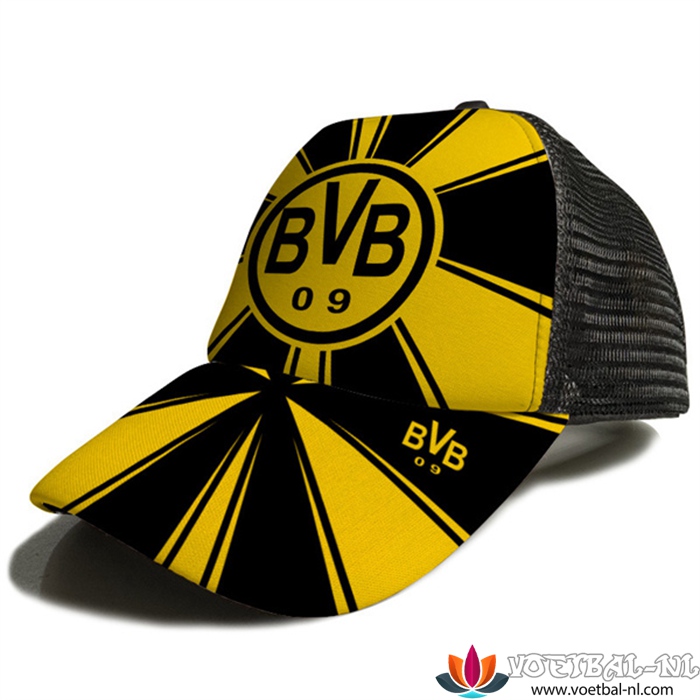 Dortmund BVB Voetbal Cap Geel/Zwart 2023