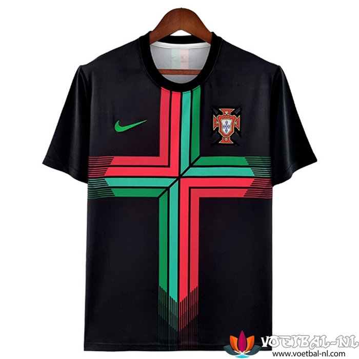 Portugal Voetbalshirts Concept Zwart 2022/2023