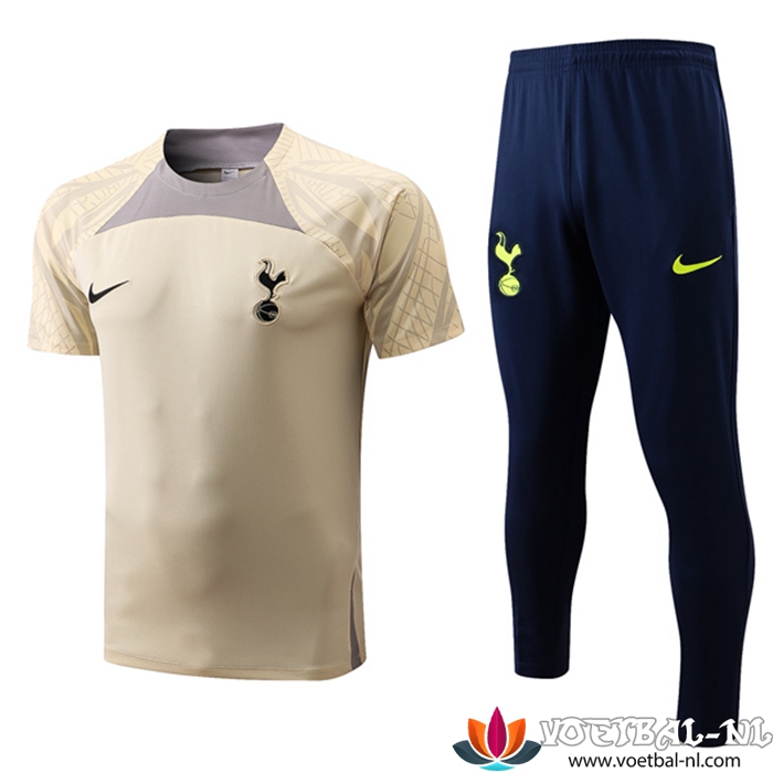Tottenham Hotspur Trainingsshirt + Broek Geel 2022/2023