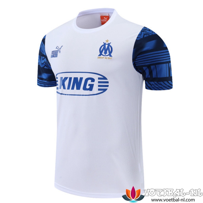 Marseille OM Trainingsshirt Wit/Blauw 2022/2023