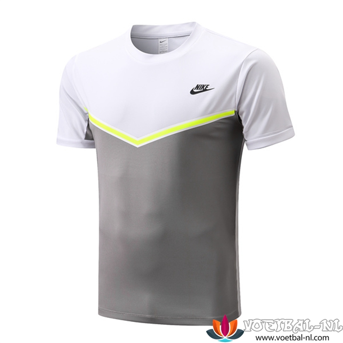 Nike Trainingsshirt Grijs/Wit 2022/2023