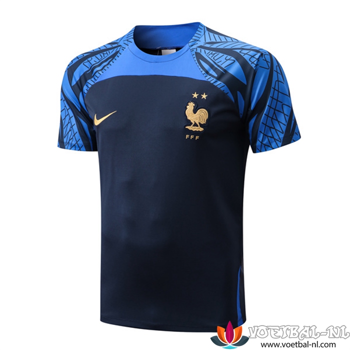 Frankrijk Trainingsshirt marineblauw 2022/2023