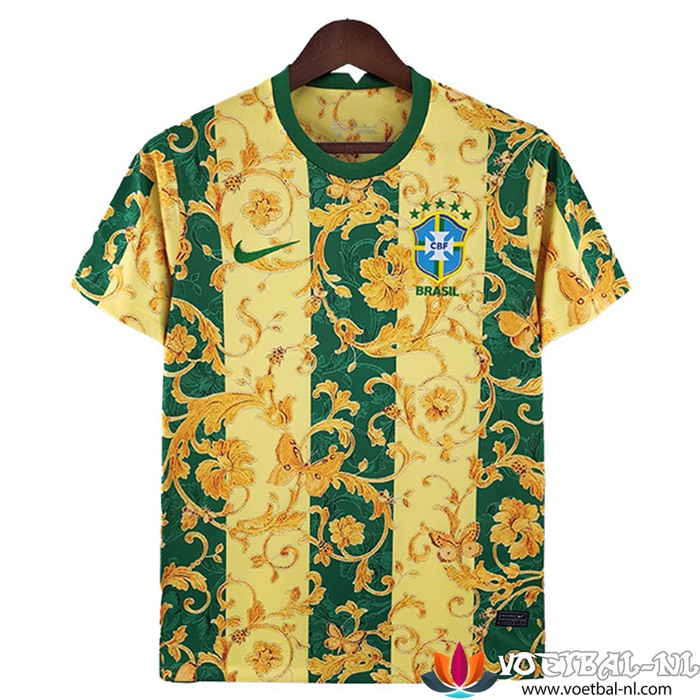 Brazilië Voetbalshirts Special Edition Geel/Groente 2022/2023