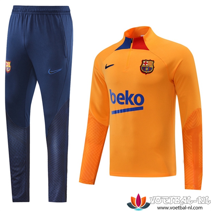 FC Barcelona Trainingspak Oranje 2022/2023