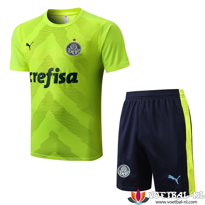 Palmeiras Trainingsshirt + Shorts Groente 2022/2023