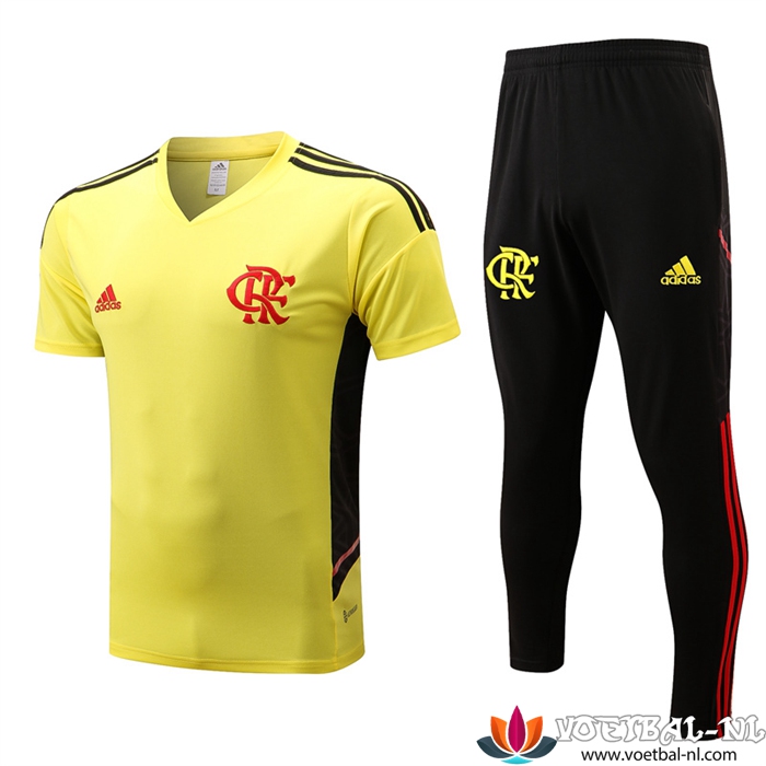 Flamengo Trainingsshirt + Broek Geel 2022/2023