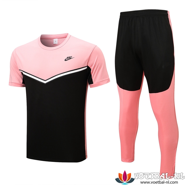 Nike Trainingsshirt + Broek Roos/Grijs 2022/2023