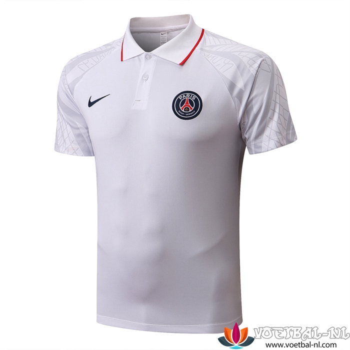 PSG Polo Shirt Wit 2022/2023
