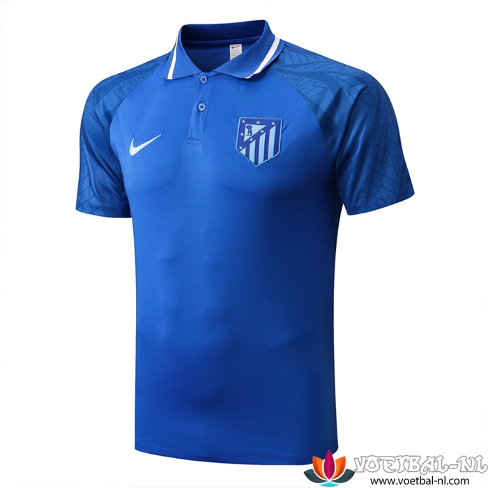 Atletico Madrid Polo Shirt Blauw 2022/2023