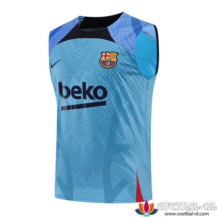 FC Barcelona Tanktop Blauw 2022/2023