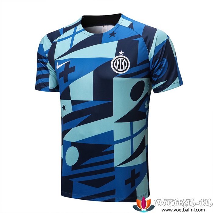 Inter Milan Trainingsshirt Blauw/Groente 2022/2023