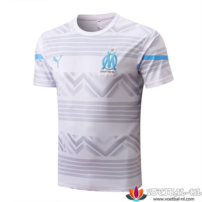 Marseille OM Trainingsshirt Wit 2022/2023