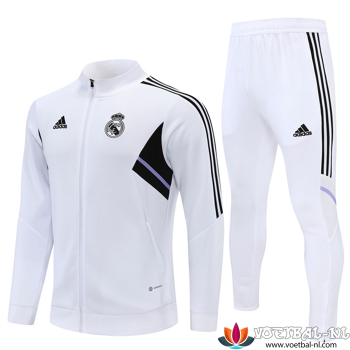 Real Madrid Trainingspak (Jack) Wit 2022/2023