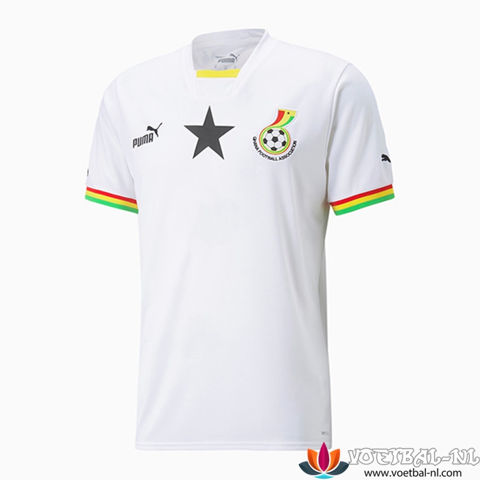 Nieuw Voetbalshirts Ghana Thuisshirt WK 2022