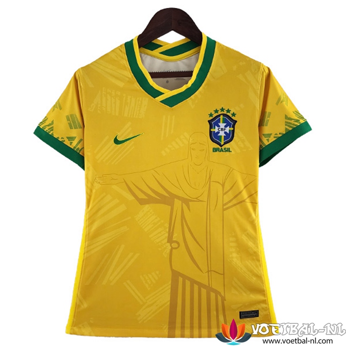 Brazilië Voetbalshirts Vrouwen Classic Geel 2022/2023
