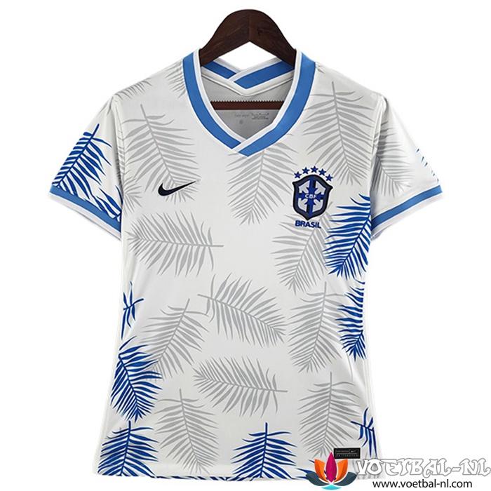 Brazilië Voetbalshirts Vrouwen Classic Wit 2022/2023