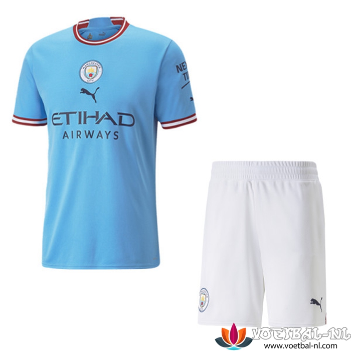 Manchester City Thuisshirt + Shorts set 2022/2023