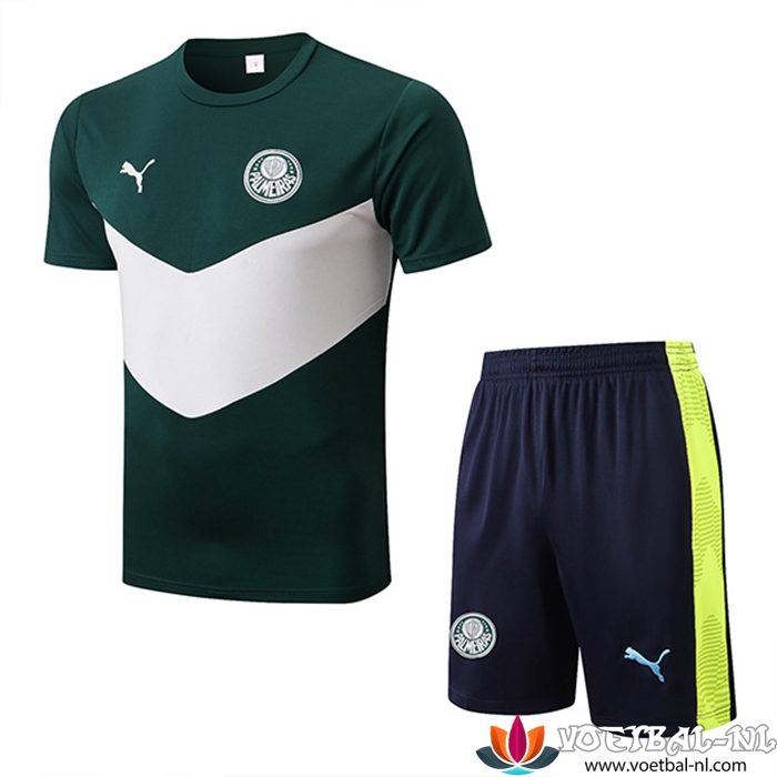 Palmeiras Trainingsshirt + Shorts Groente/Wit 2022/2023