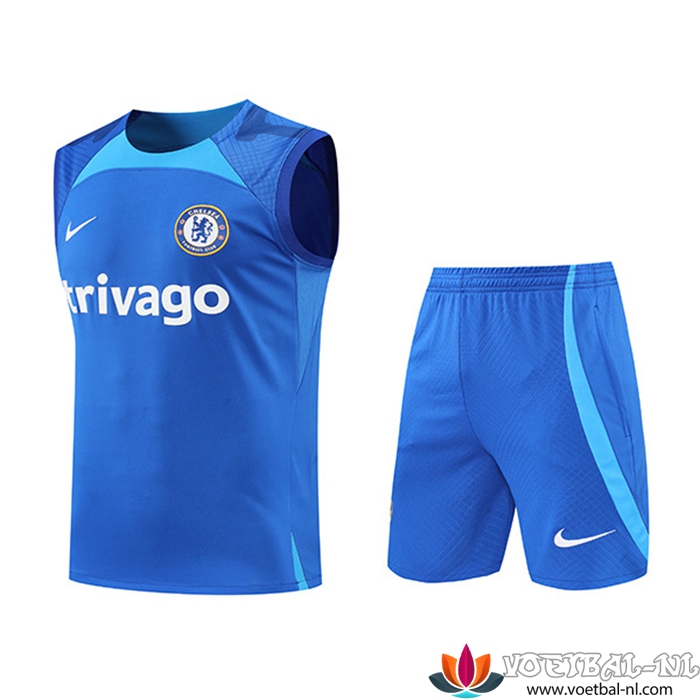 FC Chelsea Tanktop + Shorts Blauw 2022/2023