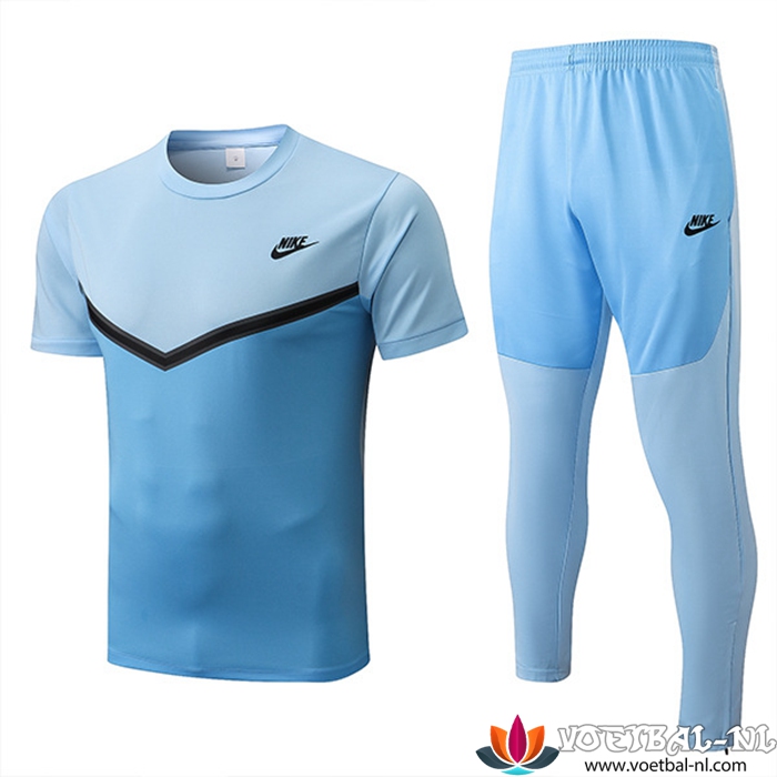 Nike Trainingsshirt + Broek Blauw 2022/2023