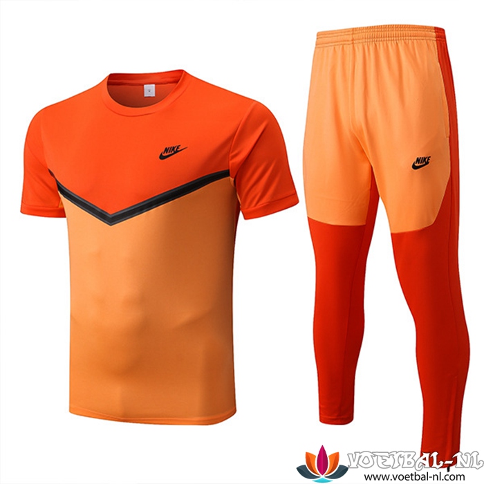 Nike Trainingsshirt + Broek Oranje 2022/2023
