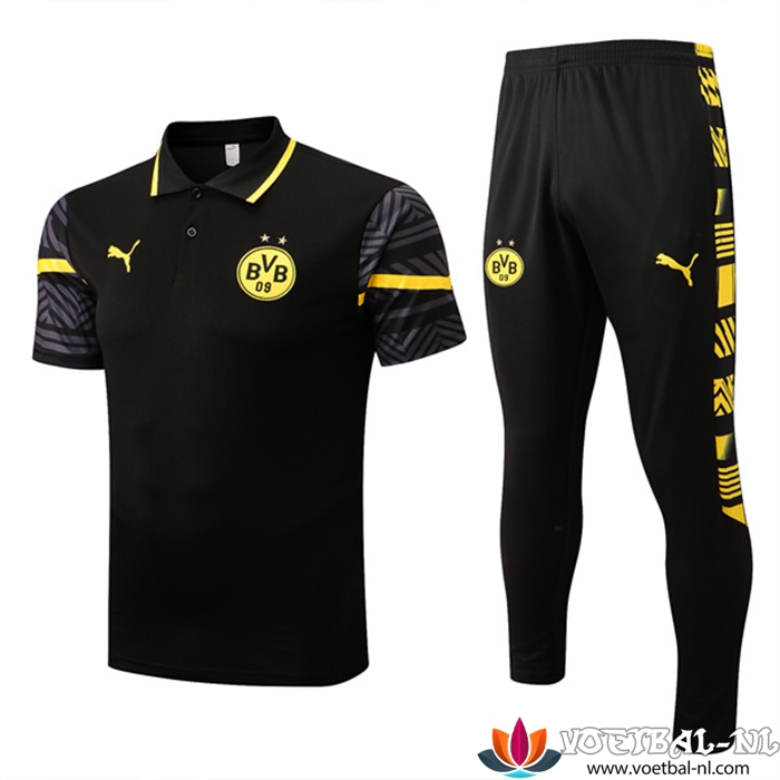 Dortmund BVB Polo Shirt Zwart 2022/2023