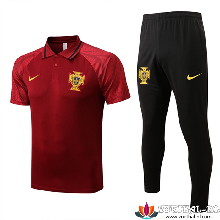 Portugal Polo Shirt Rood 2022/2023