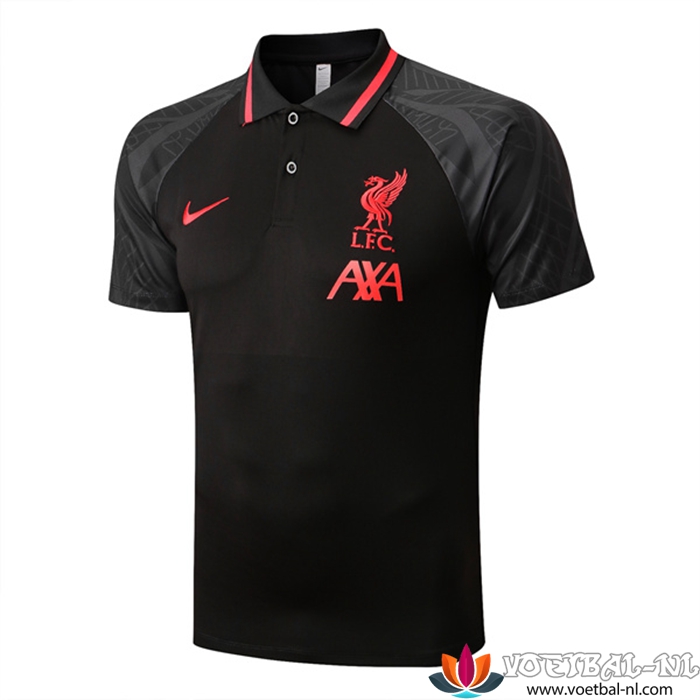 FC Liverpool Polo Shirt Zwart/Grijs 2022/2023
