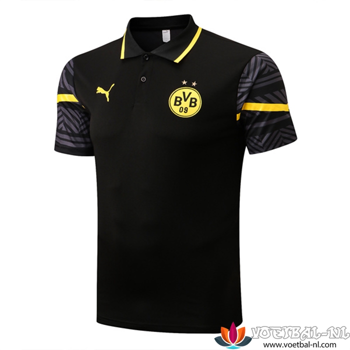 Dortmund BVB Polo Shirt Zwart 2022/2023