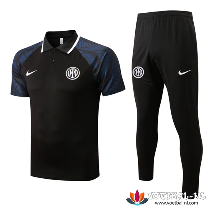 Inter Milan Polo Shirt Zwart 2022/2023