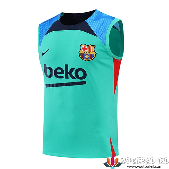 FC Barcelona Tanktop Blauw/Groente 2022/2023