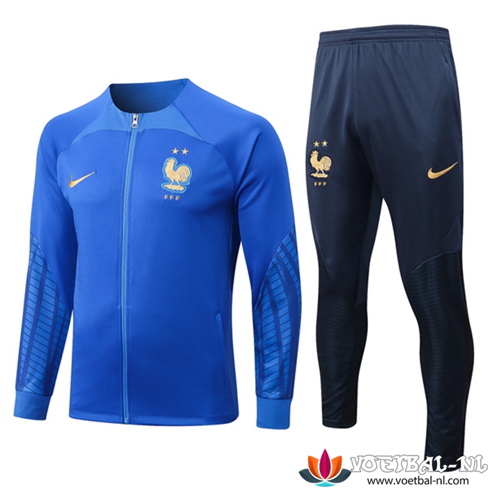 Frankrijk Trainingspak (Jack) Blauw 2022/2023