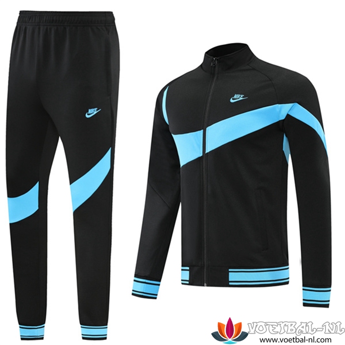 Nike Trainingspak (Jack) Zwart/Blauw 2022/2023