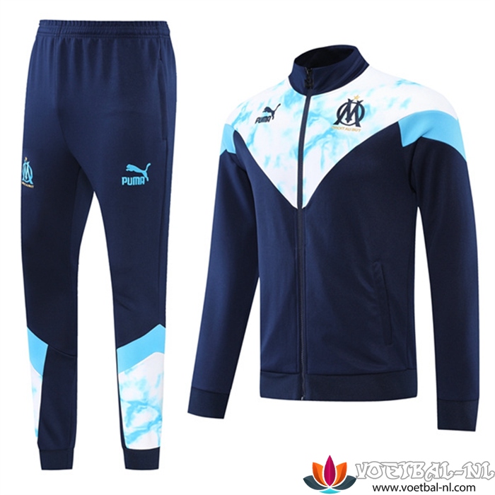 Marseille OM Trainingspak (Jack) marineblauw 2022/2023