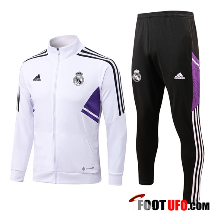 Real Madrid Trainingspak (Jack) Wit 2022/2023