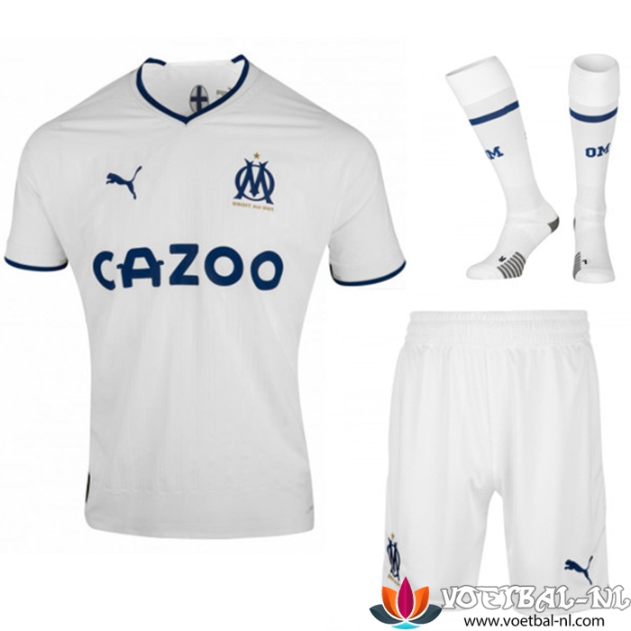 Marseille Thuisshirt (Shorts + sokken) set 2022/2023