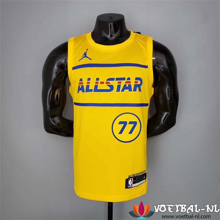 All-Star (Doncic #77) NBA shirts 2021 Geel