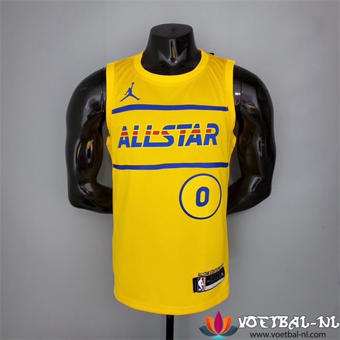 All-Star (Lillaro #0) NBA shirts 2021 Geel